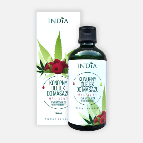 CBD Marketplace Huile massage huile chanvre et Framboise 100ml