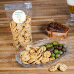 Biscuits salés aux olives noires à la Fleur de Chanvre