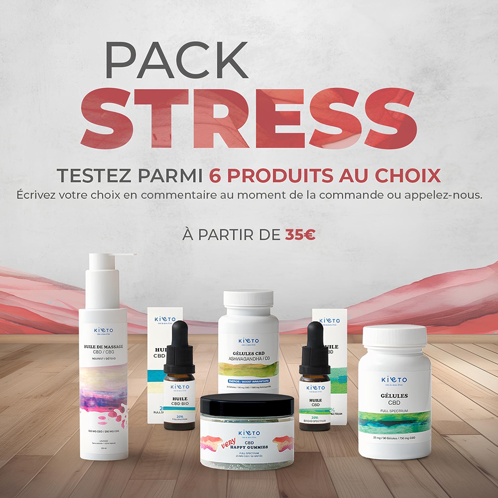 Pack Découverte Détente CBD | My Kieto | CBD Marketplace