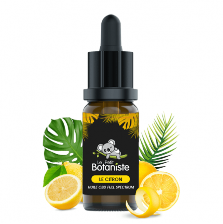 Huile CBD en Spray Goût Citron - Bouchon | Le Petit Botaniste | CBD Marketplace