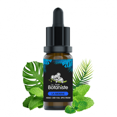 Huile CBD en Spray Goût Menthe - Bouchon | Le Petit Botaniste | CBD Marketplace
