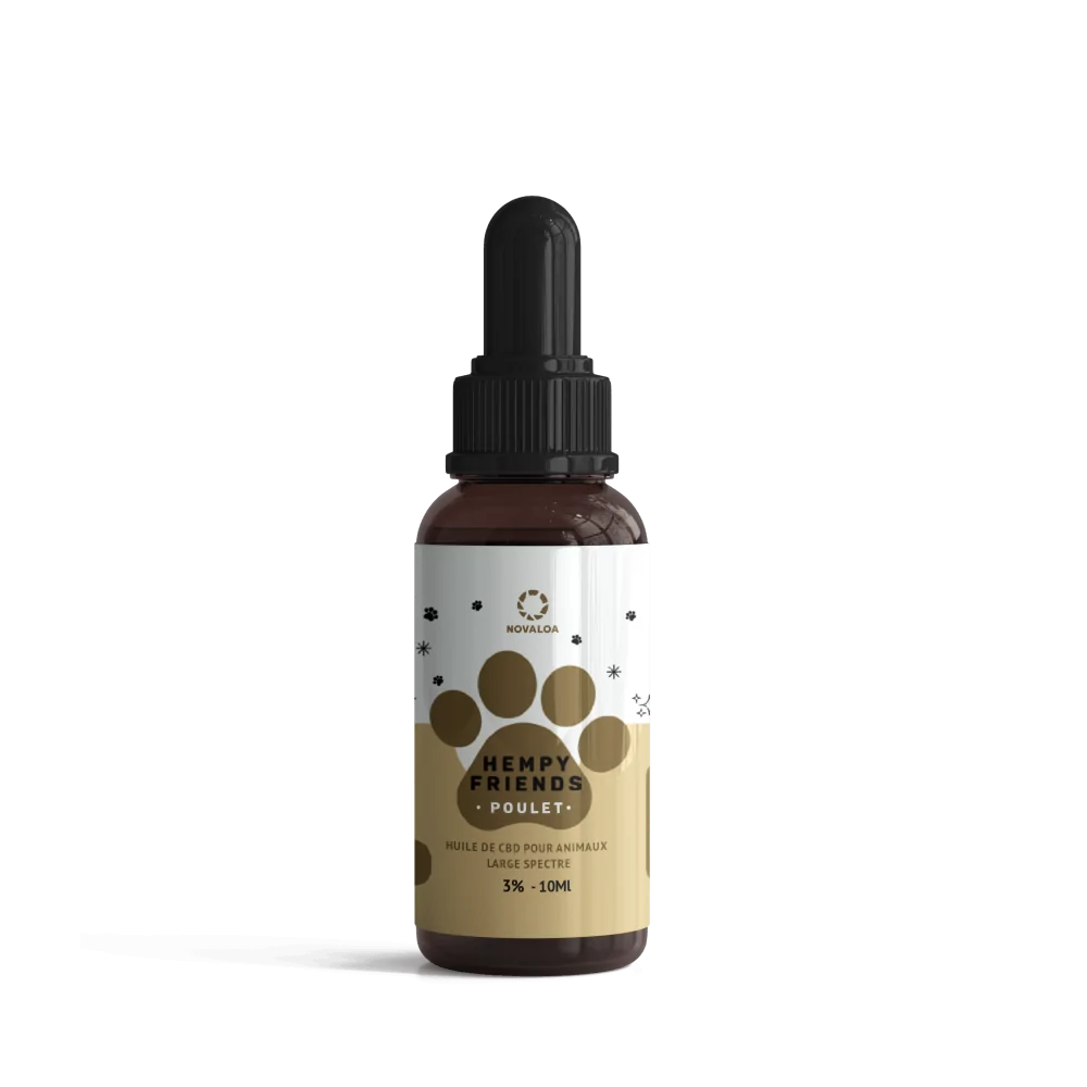 Huile CBD 3% animaux Poulet | CBD'Eau | CBD Marketplace