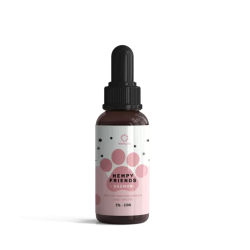 Huile CBD 5% animaux - saumon - CBD Marketplace