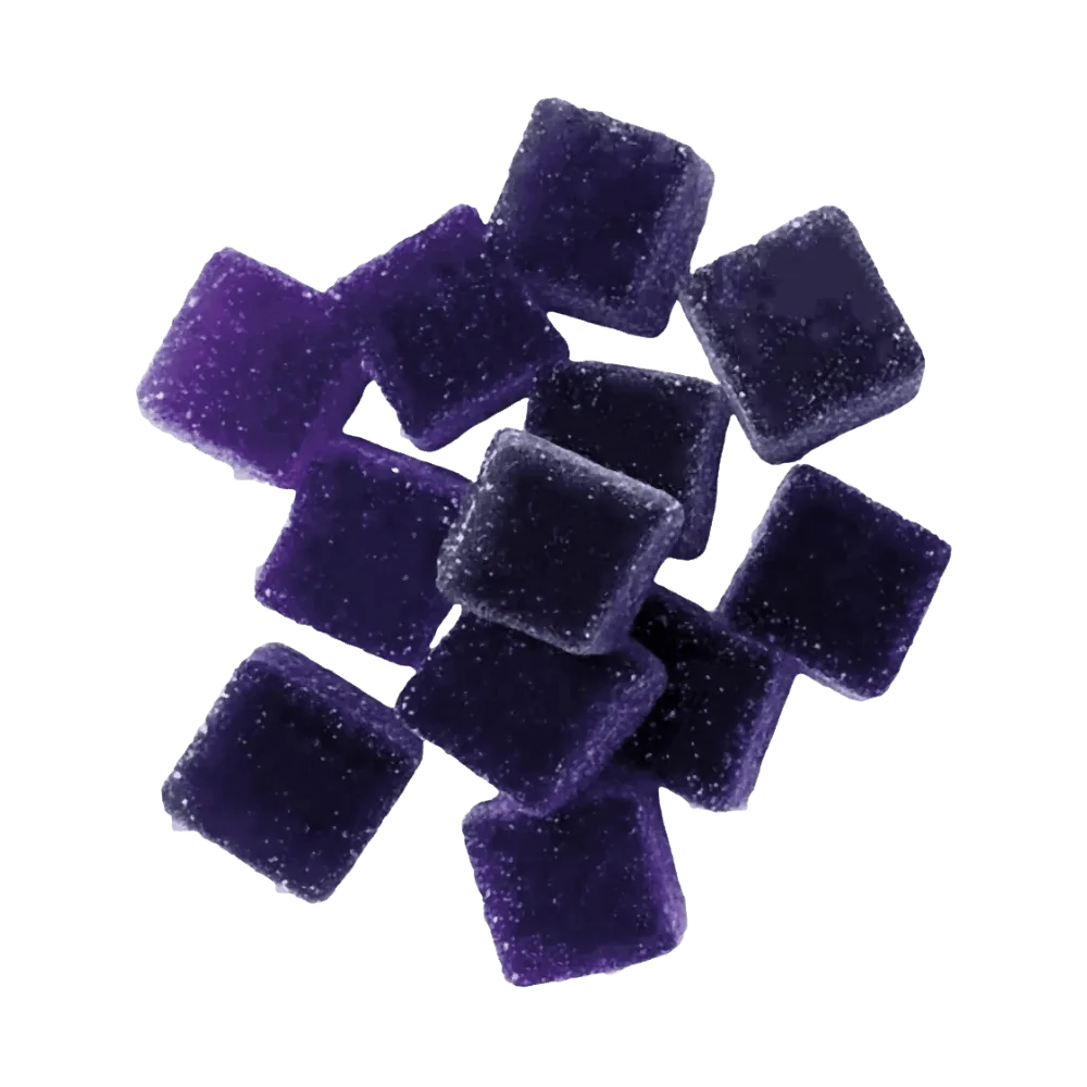 Gummies Complexe CB2 Sommeil Cassis & Mûre 12mg | Novaloa | CBDEAU | CBD Marketplace