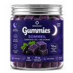 Gummies Complexe CB2 Sommeil Cassis & Mûre | Novaloa